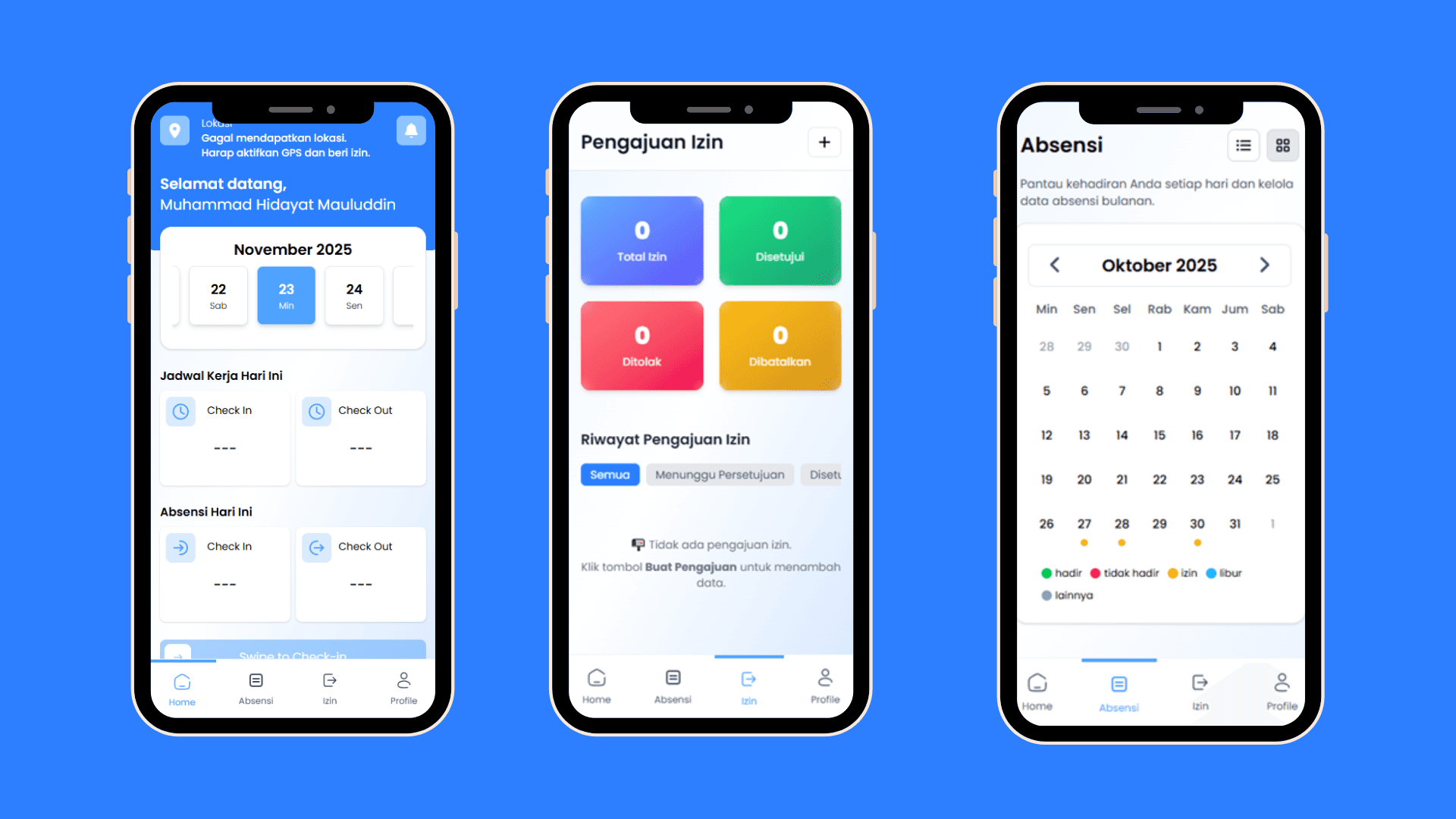 Attendance PWA - FKIP Universitas Sriwijaya